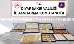 Diyarbakır’da 40 milyon liralık kaçak altın ele geçirildi