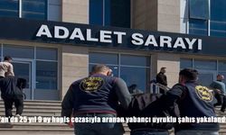Van’da 25 yıl 9 ay hapis cezasıyla aranan yabancı uyruklu şahıs yakalandı