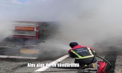 Alev alan dorse söndürüldü