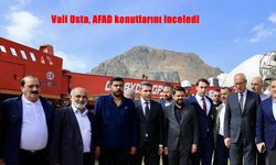 Vali Usta, AFAD konutlarını inceledi