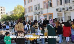 Minik yüreklerden Gazze’ye destek etkinliği