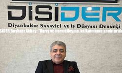 DİSİDER Başkanı Akbaş: ‘’Barış ve normalleşme, kalkınmanın anahtarıdır’’