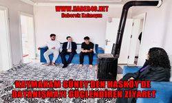 Kaymakam Güney’den Hasköy’de dayanışma ziyareti
