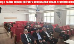 Muş İl Sağlık Müdürlüğü’nden “Kurum İçi Sigara Denetimi Eğitimi”