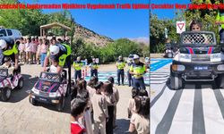 Erzincan’da Jandarmadan Miniklere Uygulamalı Trafik Eğitimi: Çocuklar Hem Eğlendi Hem Öğrendi