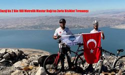 Elazığ’da 2 Bin 100 Metrelik Mastar Dağı’na Zorlu Bisiklet Tırmanışı