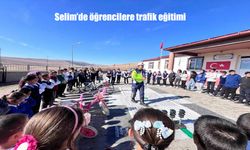 Selim’de Öğrencilere Trafik Bilinci Aşılanıyor