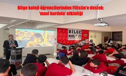 Öğrenciler Barış İçin Bileklerine Mavi Kurdele Taktı