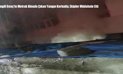 Bingöl Genç’te Metruk Binada Çıkan Yangın Korkuttu, Ekipler Müdahale Etti