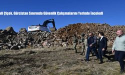 Vali Çiçek, Gürcistan Sınırında Güvenlik Çalışmalarını Yerinde İnceledi