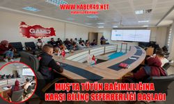 Muş’ta 112 personeline “Tütün Bağımlılığı” eğitimi verildi