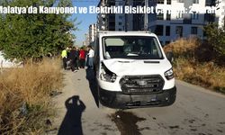 Malatya’da Kamyonet ve Elektrikli Bisiklet Çarpıştı: 2 Yaralı