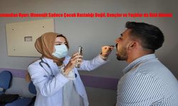 Uzmandan Uyarı: Menenjit Sadece Çocuk Hastalığı Değil, Gençler ve Yaşlılar da Risk Altında