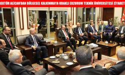 MAUN Rektörü Alican’dan Erzurum Teknik Üniversitesi’ne ziyaret