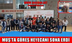 Muş Yeni Spor Salonu’nda güreş heyecanı