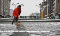 Erzurum Beyaza Büründü: Erken Gelen Kar Vatandaşları Hazırlıksız Yakaladı