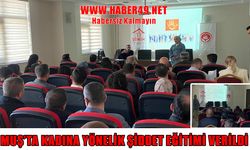 Kadına yönelik şiddeti önleme eğitimleri Muş’ta devam ediyor