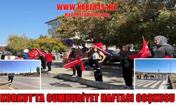 Korkut’ta Cumhuriyet heyecanı sokaklara taştı
