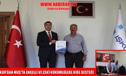 İŞKUR’dan Muş’ta engelli ve eski hükümlülere 700 bin TL hibe desteği