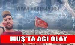 Muşlu çoban, yıldırım düşmesi sonucu hayatını kaybetti