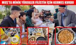 Muşlu minik öğrencilerden Filistin’e destek kermesi
