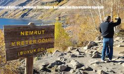 Nemrut Kalderası Sonbahar Güzelliğiyle Sezonun Son Ziyaretçilerini Ağırlıyor