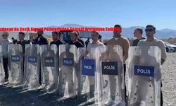 Erzincan’da Çevik Kuvvet Polislerinden Gerçeği Aratmayan Tatbikat