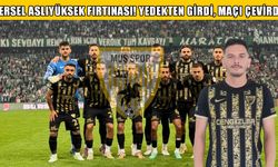 Yedek kulübesinden geldi, maça damga vurdu: Ersel Aslıyüksek Muşspor'u ateşledi!