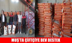 Muşlu çiftçilere sertifikalı tohum desteği