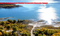 Nemrut’ta Sonbaharın Renk Cümbüşü Kartpostallık Manzaralar Sunuyor