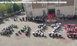 Bingöl’de Lise Öğrencilerinden Gazze İçin Yürek Isıtan Farkındalık Etkinliği