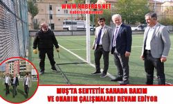 Muş’ta spor alanları modernize ediliyor