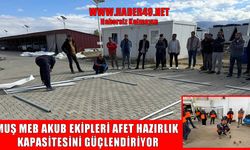 Muş’ta gönüllü öğretmenler afet eğitiminde buluştu