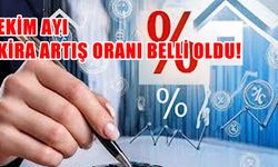 Ekim ayı kira artış oranı belli oldu
