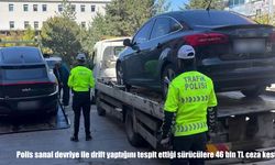 Erzurum’da sanal devriye faaliyeti kapsamında iki sürücüye 46 bin TL ceza kesildi