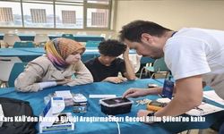Kars KAÜ'den Avrupa Birliği Araştırmacıları Gecesi Bilim Şöleni’ne katkı