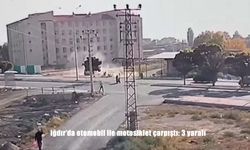 Iğdır’da otomobil ile motosiklet çarpıştı: 3 yaralı