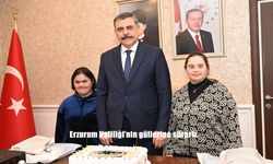 Erzurum Valiliği’nin güllerine sürpriz