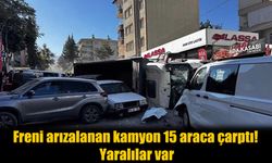 Freni Bozulan Kamyon 15 Araca Çarptı: Yaralılar Var