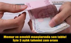 Memur ve Emekli Maaşlarında Son Durum: 3 Aylık Tahmini Zam Oranları Açıklandı