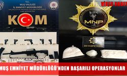 Muş’ta silah, uyuşturucu ve siber suç operasyonu: 6 tutuklama