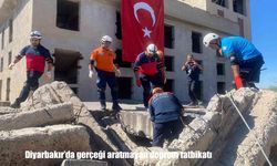 Diyarbakır’da 5.8 büyüklüğünde deprem tatbikatı