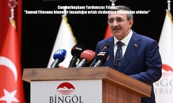 Cumhurbaşkanı Yardımcısı Yılmaz: "Sumud Filosuna binenler insanlığın ortak vicdanının tercümanı oldular"