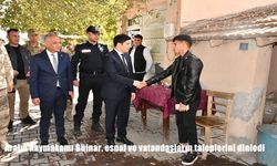 Aralık Kaymakamı Gülnar, esnaf ve vatandaşların taleplerini dinledi