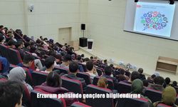 Erzurum polisinde gençlere bilgilendirme