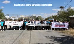 Kovancılar'da dünya yürüyüş günü etkinliği