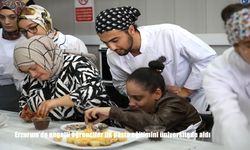 Erzurum'da engelli öğrenciler ilk pasta eğitimini üniversitede aldı