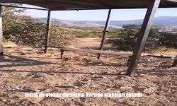Elazığ'da otobüs durağının koruma plakaları çalındı