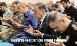 Bingöl’de şehitler için mevlit okutuldu