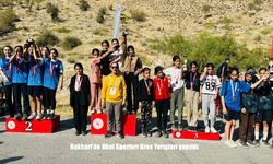 Hakkari’de Okul Sporları Kros Yarışları yapıldı
